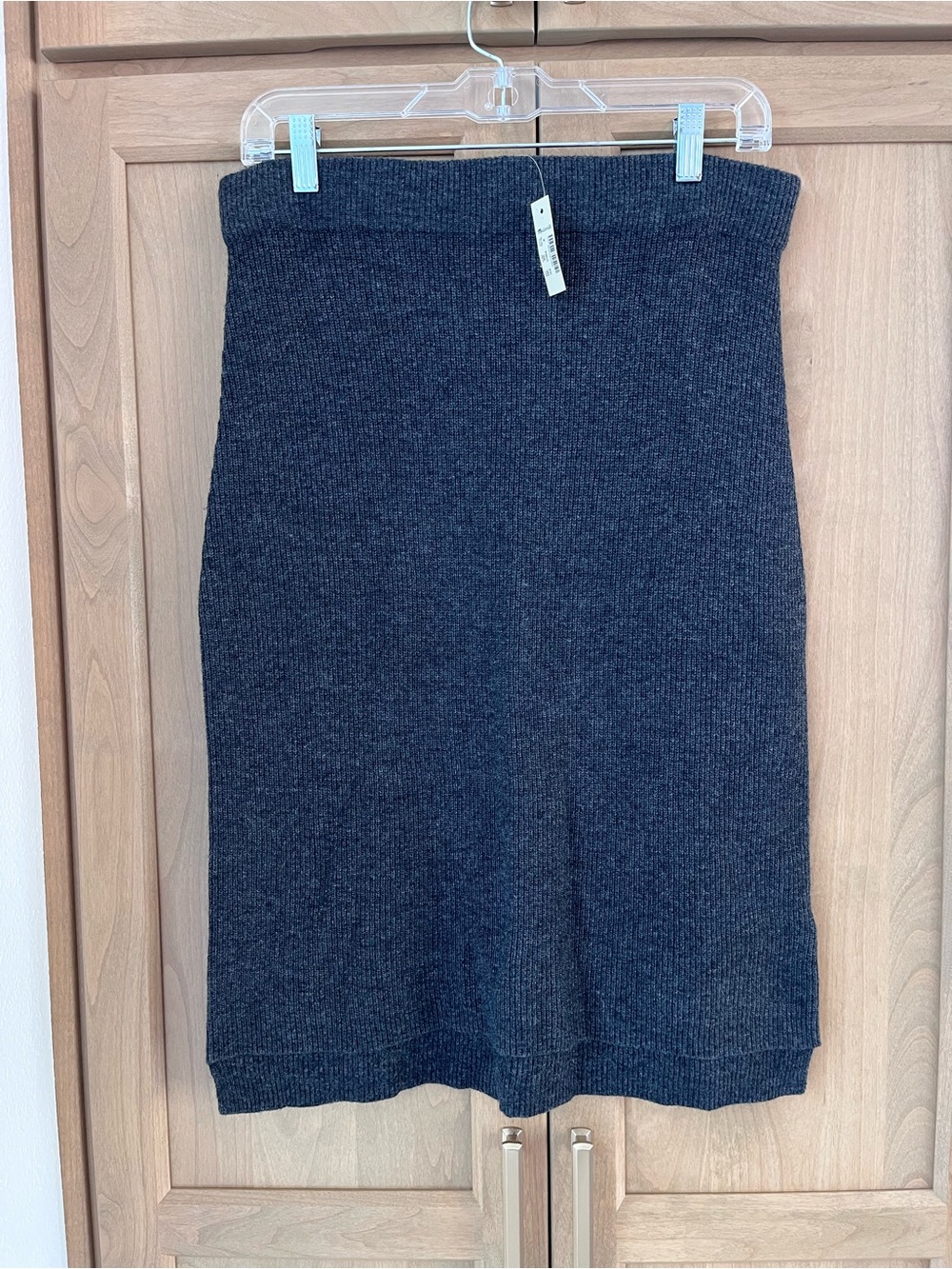 NEW Madewell Rowhouse Sweater Ribbed Skirt